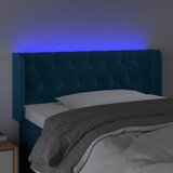  LED uzglavlje tamnoplavo 93x16x78/88 cm baršunasto | shoptok.hr