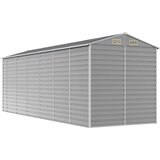  Vrtna kućica svijetlosiva 191x555x198 cm pocinčani čelik | Eponuda.com