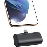 Veger V0556 mini hitri polnilnik, power bank 5000mAh - USB-C, črn | Shoptok.si