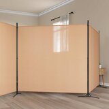  4-panelni pregradni zid Bež 525 x 180 cm Tkanina | shoptok.hr