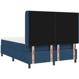 Krevet s opruga kutije s jastukom Plava 200 x 160 cm tkanina | shoptok.hr