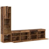 TV zidna enota z LED lučmi 4 pcs Star les Konstruiran les, (5000132339) | Shoptok.si