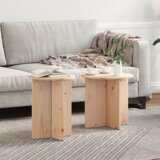 vidaXL 2 pcs 41.5 x 41.5 x 41 cm Čvrsta borova drva Cijene
