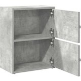 vidaXL Knjižna omara betonsko siva 40x24x52 cm inženirski les | Shoptok.si