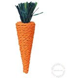 Trixie Igrača za male živali Straw roll korenje, 20 cm | Shoptok.si