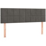  Box spring posteljni z vzmetnico temno siv 140x190 cm žamet, (20737614) | Shoptok.si