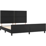  Okvir za krevet s uzglavljem crni 160x200 cm od umjetne kože | shoptok.hr