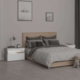  Noćni ormarići 2 kom s LED svjetlima sivog sonome 60x35x40 cm | shoptok.hr