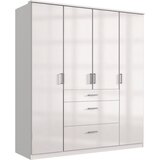 MID.YOU omara za oblačila, bela, bela, visoki sijaj | Shoptok.si