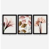  slike cveće sa ramom, set sa 3 slike, 35x45 cm Cene