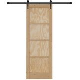  Klizna vrata ORKDAL Prirodna i crna 73,5 x 211 cm | shoptok.hr