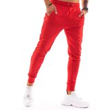 DStreet Spodnie męskie dresowe czerwone | Shoptok.si