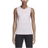 Adidas Majice s kratkimi rokavi Essentials Logo Tank Top Rožnata | Shoptok.si