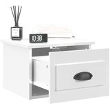  Zidni noćni ormarići 2 kom visoki sjaj bijeli 41,5 x 36 x 28 cm | shoptok.hr