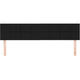  Uzglavlja crna 160x5x78/88 cm od tkanine | Eponuda.com