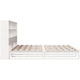  Krevet s regalom za knjige bez madraca bijeli 180x200cm od drva | shoptok.hr