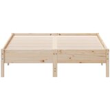 vidaXL Okvir za krevet 120x190 cm masivna borovina | shoptok.hr