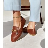 Gemre Brown loafers with chain Scaletta | Shoptok.si