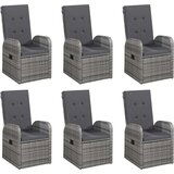 7-dijelni vrtni blagovaonski set sivi | shoptok.hr