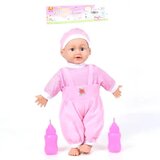 Magic Toys Lutka s telesom iz krp z možnostjo hranjenja, z dodatki, z zvočnimi efekti 21cm | Shoptok.si
