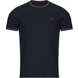 Fred Perry TWIN TIPPED T-SHIRT Tamno plava Cijene
