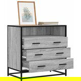 vidaXL Ormarić s ladicama Siva Sonoma 70x41x70 cm Konstruirano drvo Cijene