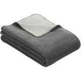Ibena Uni Doubleface blanket Dublin anthracite 150x200cm | shoptok.hr