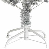  Umjetno božićno drvce sa stalkom srebrno 150 cm PET | shoptok.hr
