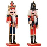  Božićni orašar TURKU 2 kom. Crvena i crna 30 cm - 308A + 308D | shoptok.hr
