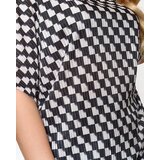 Resti Black women's pleated patterned set - Clothing | Shoptok.si