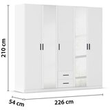 Modern Living Omara Za Oblačila Despina, Bela | Shoptok.si