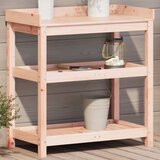 vidaXL Stol za sadnju s policama 82 5x45x86 5 cm od masivne duglazije | shoptok.hr