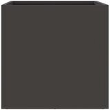 vidaXL Cvetlično korito 2 kosa črno 32x30x29 cm hladno valjano jeklo | Shoptok.si