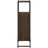  Kupaonski ormarić boja hrasta 33x33x120,5 cm konstruirano drvo | shoptok.hr