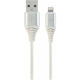 Cablexpert Kabel AppleUSB/Lightning 2m bombažna zaščita bel CC-USB2B-AMLM-2M-BW2 | Shoptok.si