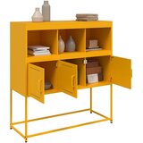 Komoda boja senfa 100,5x39x107 cm čelični | Eponuda.ba