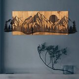  sundown black walnut decorative wooden wall accessory Cene