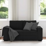  Dvosjed Kauč Crni 160x77x82 cm Tkanina | shoptok.hr
