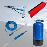 Kompletni sistem za čišćenje staklenih površina i fasada 8m sa teleskopskim štapom (dejonizujući filter 12.5L, 100% čista voda, četka 40cm) - qleen -