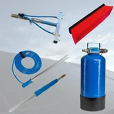 Kompletni sistem za čišćenje staklenih površina i fasada 8m sa teleskopskim štapom (dejonizujući filter 12.5L, 100% čista voda, četka 40cm) - qleen -