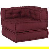  Modularni Pouf 3 kom Bordo Tkanina | shoptok.hr