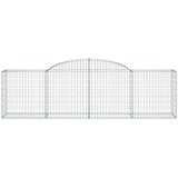  Obokane gabion košare 2 kosa 300x50x80/100 cm pocinkano železo | Shoptok.si