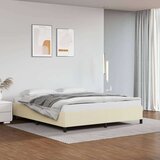  Posteljni okvir krem 160x200 cm umetno usnje, (20795037) Cene