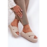 Boto Women’s Platform Slippers With Intertwining Straps Beige Rinasara | shoptok.hr