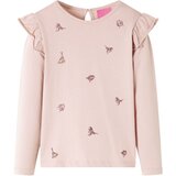 vidaXL Dječja majica dugih rukava ružičasta 128 | shoptok.hr