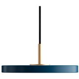UMAGE Modrozelena LED viseča svetilka s kovinskim senčnikom ø 15 cm Asteria Micro – | Shoptok.si