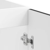  Kuhinjski ormarić za sudoper Porto 2 pcs Crna Konstruirano drvo | Eponuda.com