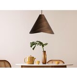  Drveni luster na sajli 1xE27/60W/230V prečnik 45 cm masivan/orah/kaučukovo drvo | Eponuda.com