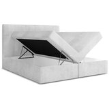 Makamii Boxspring krevet s prostorom za odlaganje 140x200 cm u srebrnoj boji Palta – | shoptok.hr
