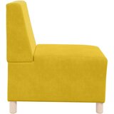  Modularna sofa bez naslona za ruke, žuta, 55 cm, baršun | shoptok.hr